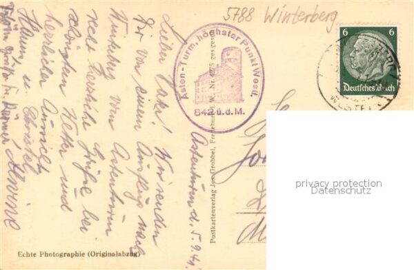 Winterberg Hochsauerland Astenbergturm – Bild 2