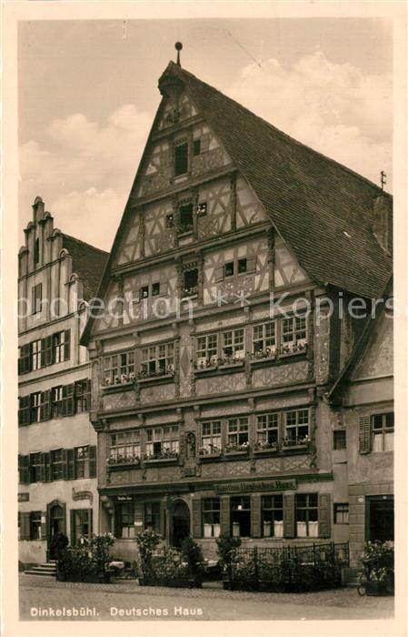 Dinkelsbuehl Deutsches Haus