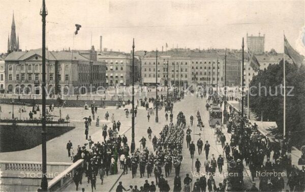 Stockholm Vaktparaden pa Norrbro
