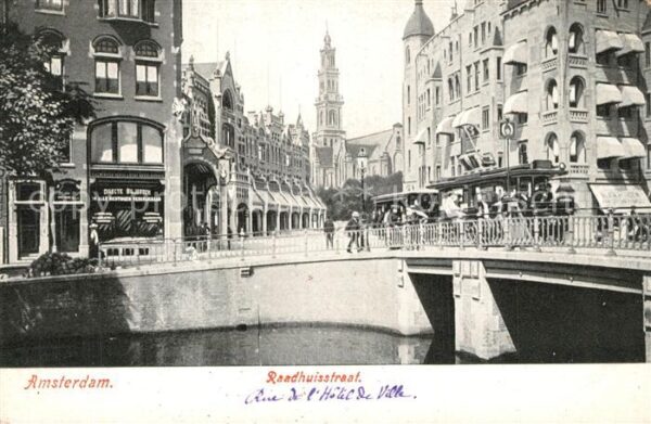 Amsterdam Niederlande Raadhuisstraat