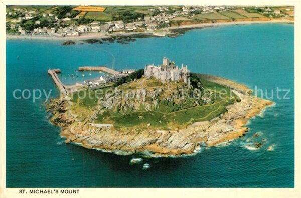 Saint Michaels Mount Fliegeraufnahme