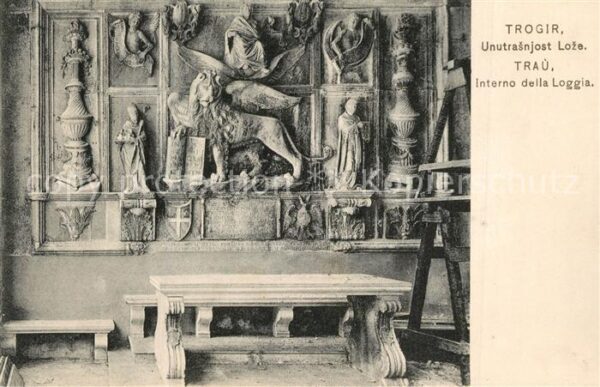 Trogir Trau Interno delle Loggia