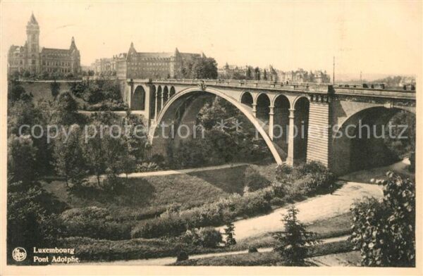 LUXEMBOURG  Luxemburg Pont Adolphe
