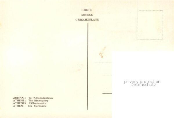 Athenes Athen Sternwarte – Bild 2