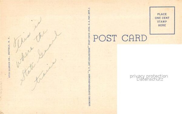Buffalo New York New 106th Field Artillery Armory Illust – Bild 2