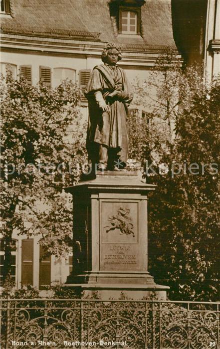 Bonn Rhein Beethoven Denkmal Statue