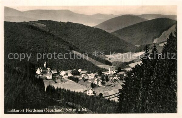 Nordenau Landschaftspanorama Luftkurort