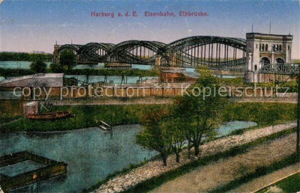 Harburg Hamburg Eisenbahn Elbbrücke