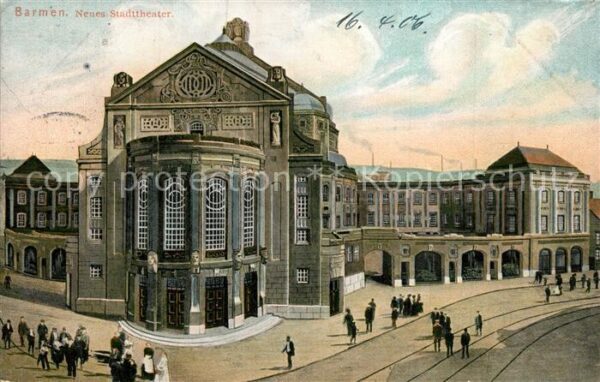 Barmen Wuppertal Neues Stadttheater
