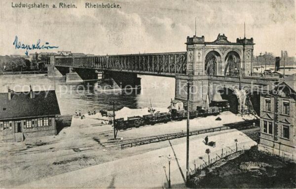 Ludwigshafen Rhein Rheinbrücke