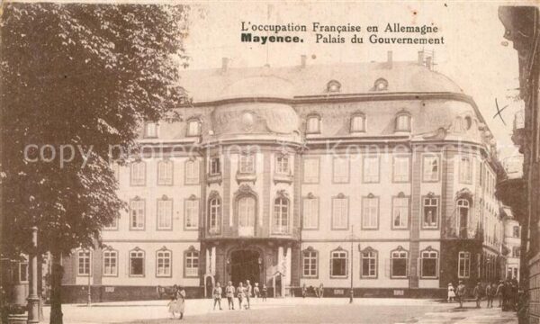 Mayence Mainz Palais du Gouvernement