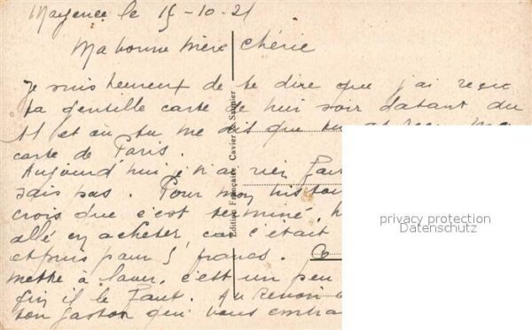 Mayence Mainz Palais du Gouvernement – Bild 2