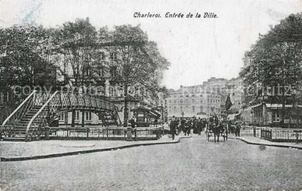 Charleroi Wallonie Entrée de la ville