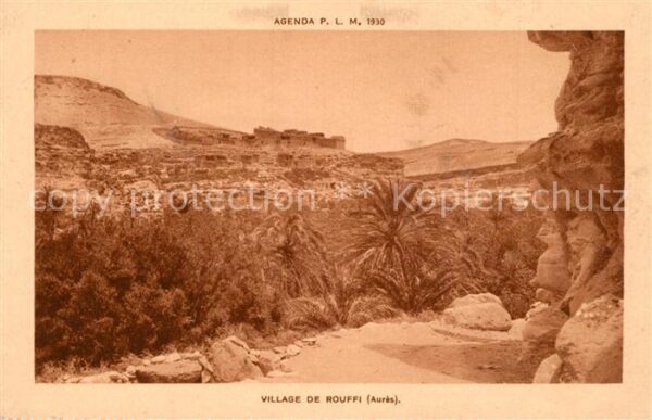 Rouffi Algerien Panorama du village