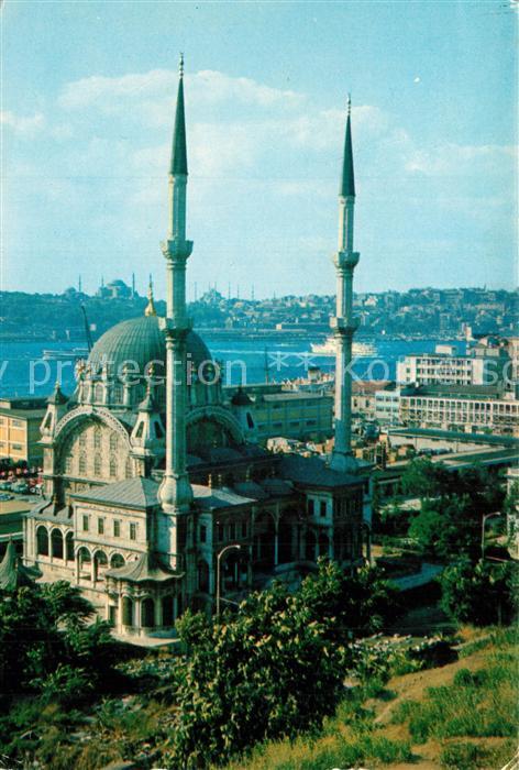 Istanbul Constantinopel Nusretiye Moschee Hafen Kap Serays