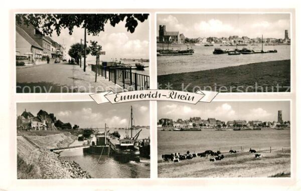 Emmerich Rhein Rheinpromenade Dampferanleger Viehweide