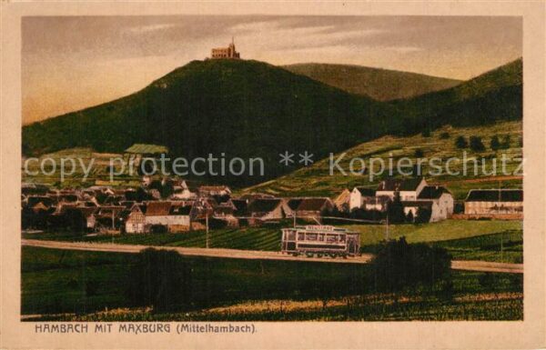 Hambach Neustadt Ansicht mit Blick zur Maxburg