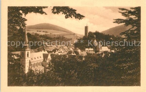 Eppstein Taunus Vom Malerplatz aus gesehen