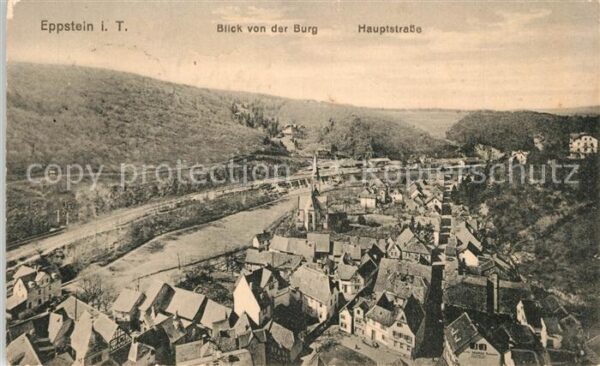 Eppstein Taunus Panorama Blick von der Burg