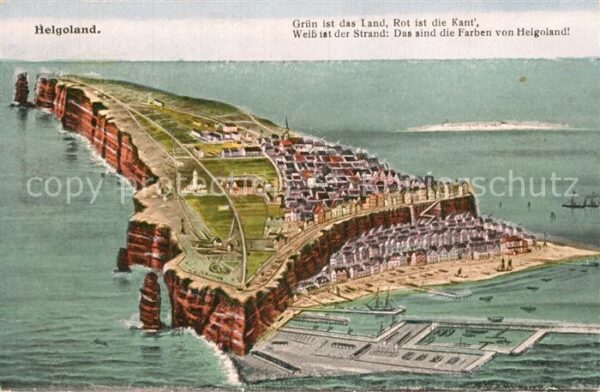 Helgoland Nordseeinsel aus der Vogelperspektive G