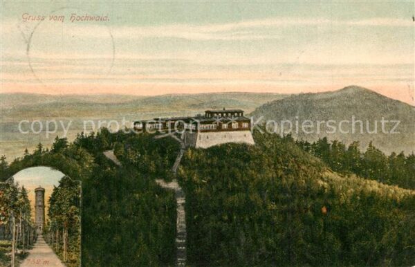 Oybin Bergrestaurant Hochwald Aussichtsturm L
