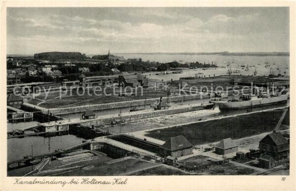 Holtenau Kiel Kanalmündung Hafen