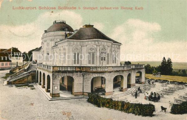Stuttgart Schloss Solitude Erbauer Herzog Karl