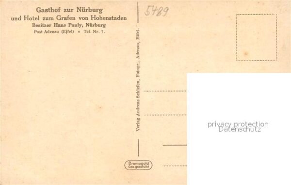 Nuerburg Landschaftspanorama mit Blick zur Burgr – Bild 2