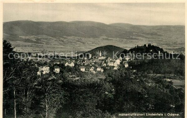 Lindenfels Odenwald Panorama Höhenluftkurort