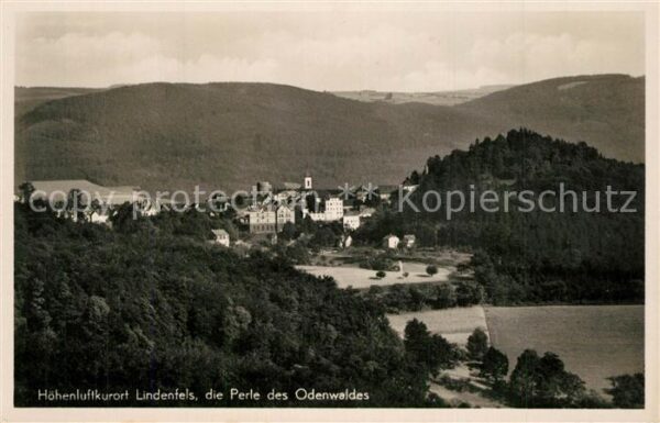 Lindenfels Odenwald Panorama Höhenluftkurort Perle des Oden