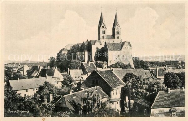 Quedlinburg Altstadt Burgberg Schloss