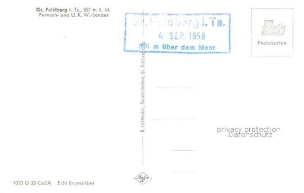 Grosser Feldberg Taunus Fernseh- und UKW-Sender – Bild 2