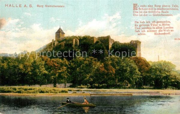 Halle Saale Burg Giebichenstein Eichendorff Gedicht