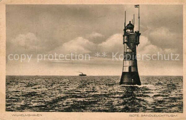 Wilhelmshaven Roter Sandleuchtturm