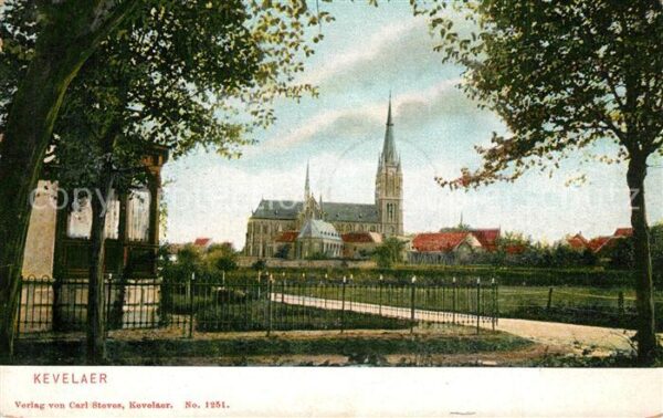 Kevelaer Blick zur Kirche