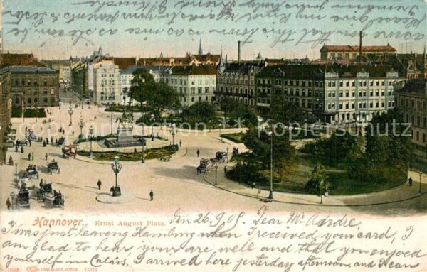 Hannover Ernst August Platz Denkmal Reiterstandb