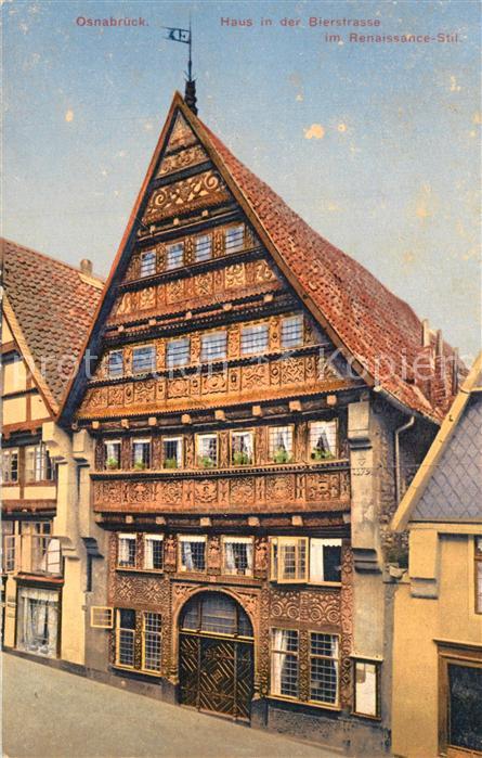 Osnabrueck Renaissance Haus in der Bierstrasse His