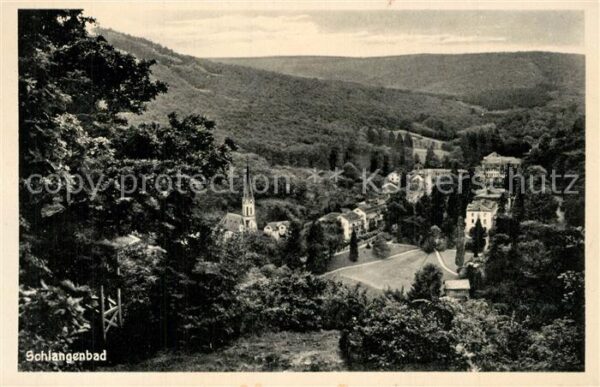 Schlangenbad Taunus Panorama