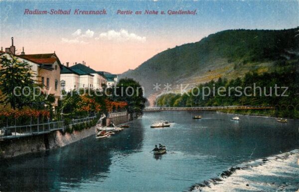 Bad Kreuznach Partie an der Nahe und Quellenhof