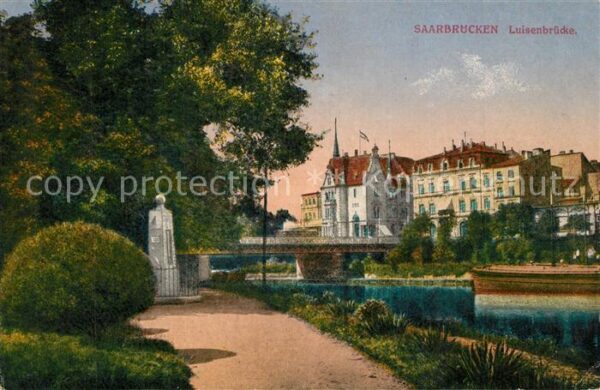 Saarbruecken Luisenbrücke Denkmal