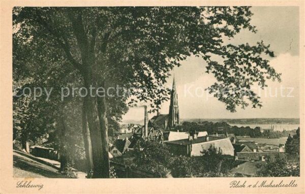 Schleswig Holstein Panorama Blick von der Michaelisallee