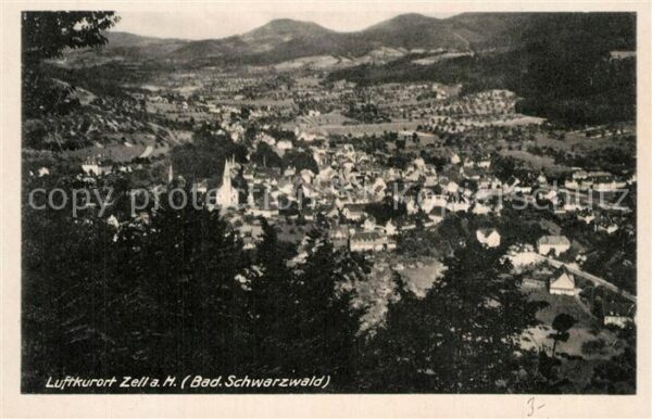 Zell Harmersbach Panorama Luftkurort im Schwarzwald