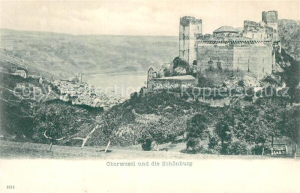 Oberwesel Rhein Schönburg