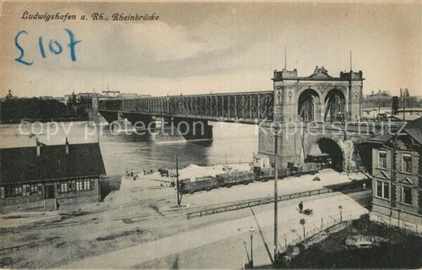 Ludwigshafen Rhein Rheinbrücke
