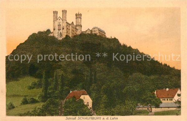 Balduinstein Schloss Schaumburg an der Lahn