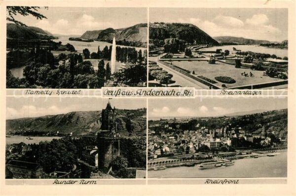 Andernach Landschaftspanorama Namedysprudel Rhein