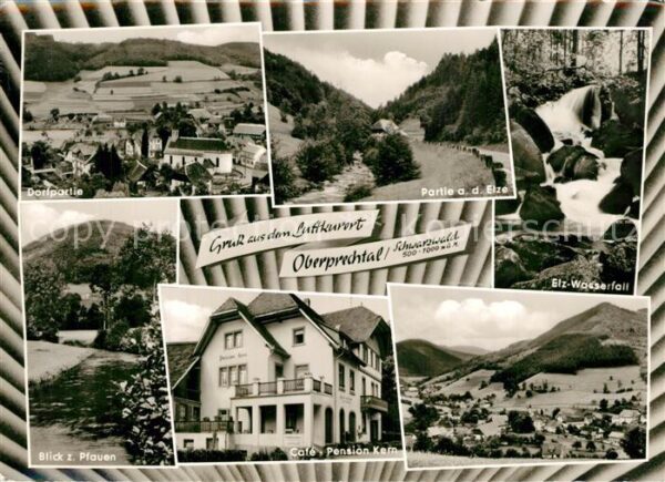 Oberprechtal Teilansichten Landschaftspanorama Elz W