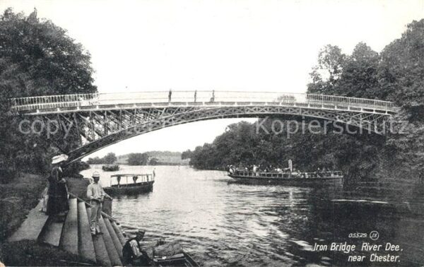 Chester Cheshire Iron Bridge River Dee