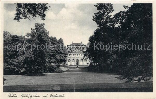 Fulda Schlossgarten Stadtsaal