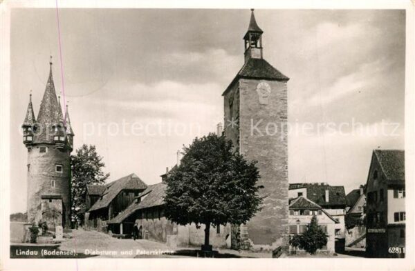 Lindau Bodensee Diebsturm Peterskirche